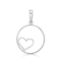 Picture of HEART IN CIRCLE PENDANT